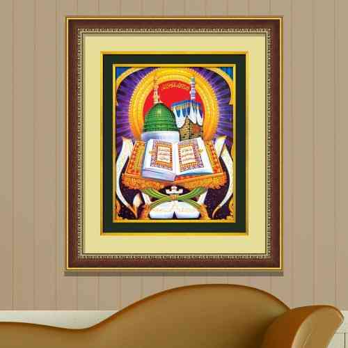 framed-digital-art-of-Islamic-religious