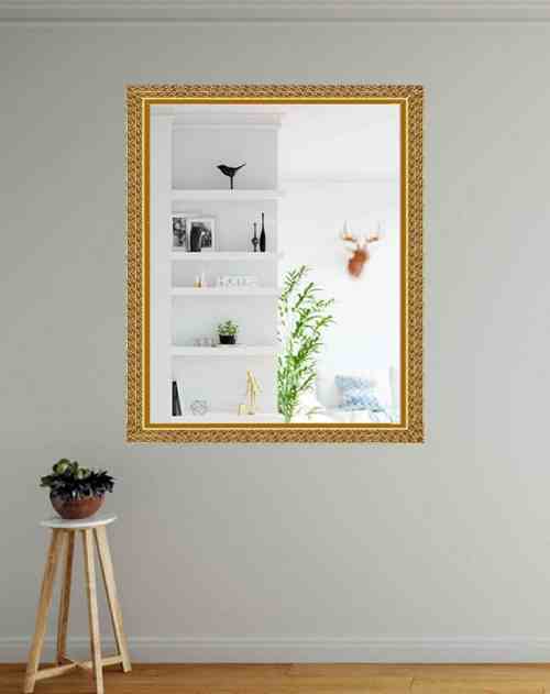 framed-wall-mirror-golden